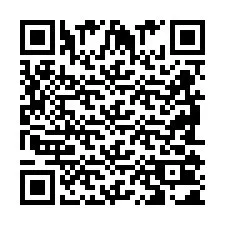 Codice QR per il numero di telefono +2698101038