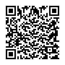 QR-code voor telefoonnummer +2698101231