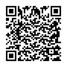 Codice QR per il numero di telefono +2698101244