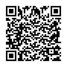 QR-code voor telefoonnummer +2698101249