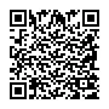 QR-code voor telefoonnummer +2698101264