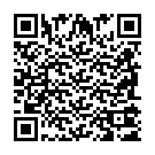 QR-код для номера телефона +2698101284