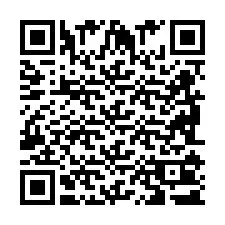 QR код за телефонен номер +2698101312