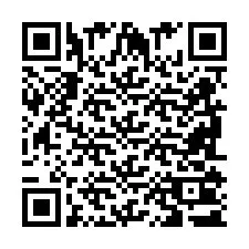 Código QR para número de telefone +2698101337