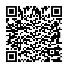 Codice QR per il numero di telefono +2698101385