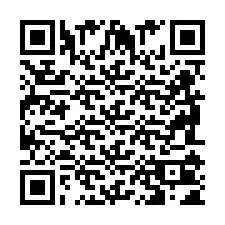 QR kód a telefonszámhoz +2698101400