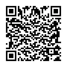 Codice QR per il numero di telefono +2698101410