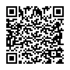 QR Code pour le numéro de téléphone +2698101446