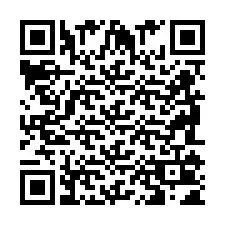 QR-code voor telefoonnummer +2698101450