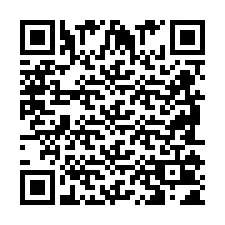 QR kód a telefonszámhoz +2698101458