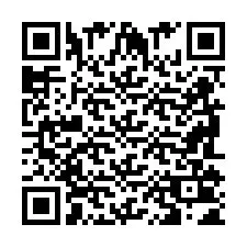 QR Code สำหรับหมายเลขโทรศัพท์ +2698101475