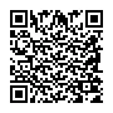 QR Code สำหรับหมายเลขโทรศัพท์ +2698101478