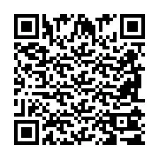 Código QR para número de teléfono +2698101707