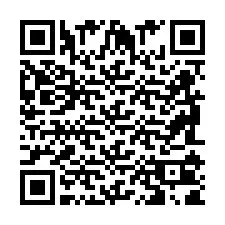 QR-koodi puhelinnumerolle +2698101801