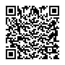 Código QR para número de telefone +2698101821