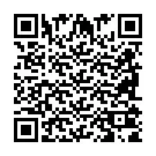 Código QR para número de teléfono +2698101823