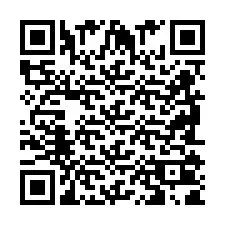 QR-code voor telefoonnummer +2698101828