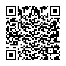 Código QR para número de teléfono +2698101848