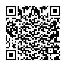 QR-code voor telefoonnummer +2698101861