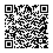 QR код за телефонен номер +2698101869