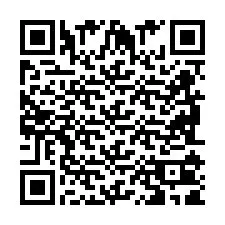 QR-код для номера телефона +2698101906