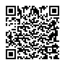 QR код за телефонен номер +2698101985