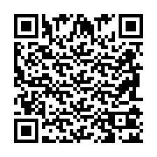 QR-koodi puhelinnumerolle +2698102001