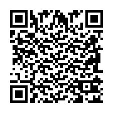 QR-код для номера телефона +2698102014