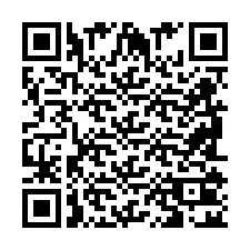 Codice QR per il numero di telefono +2698102029