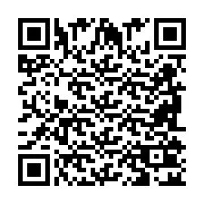 QR-код для номера телефона +2698102067