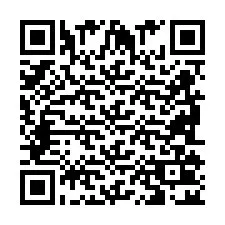 Código QR para número de telefone +2698102073