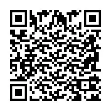 Codice QR per il numero di telefono +2698102085