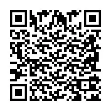 Kod QR dla numeru telefonu +2698102086