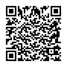 Kode QR untuk nomor Telepon +2698102580