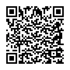 Código QR para número de teléfono +2698102588