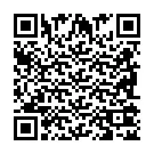 Código QR para número de telefone +2698102592