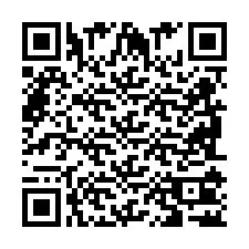 QR код за телефонен номер +2698102706