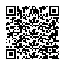 Kode QR untuk nomor Telepon +2698102712