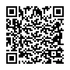 Código QR para número de teléfono +2698102713