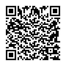 Código QR para número de teléfono +2698102715