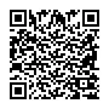 Código QR para número de teléfono +2698102737