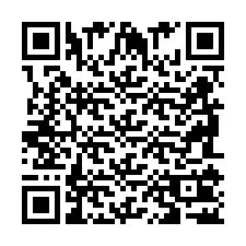 Código QR para número de teléfono +2698102740