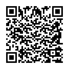 QR Code pour le numéro de téléphone +2698102789