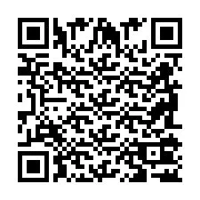 QR Code pour le numéro de téléphone +2698102791