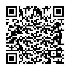 Código QR para número de telefone +2698102792