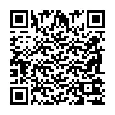 QR код за телефонен номер +2698102795