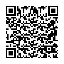 QR-code voor telefoonnummer +2698102815