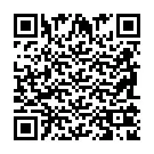 Kod QR dla numeru telefonu +2698102841