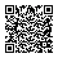 QR-koodi puhelinnumerolle +2698102859