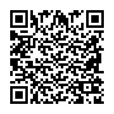 Código QR para número de telefone +2698102867